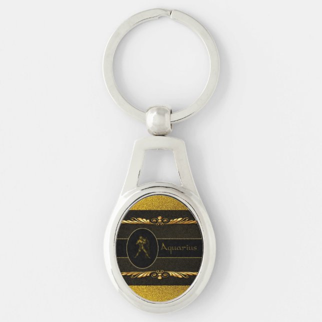 Aquarius Key Ring (Front)