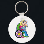 Aquarius Keychain<br><div class="desc">Purchase this cosmicly awesome Aquarius keychain by Zodiac Girlz. Customise it to your style and colour of choice.</div>