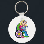 Aquarius Keychain<br><div class="desc">Purchase this cosmicly awesome Aquarius keychain by Zodiac Girlz. Customise it to your style and colour of choice.</div>