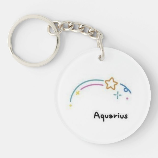 Aquarius Keychain (Front)