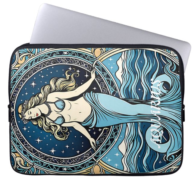 Aquarius Laptop Sleeve (Front)