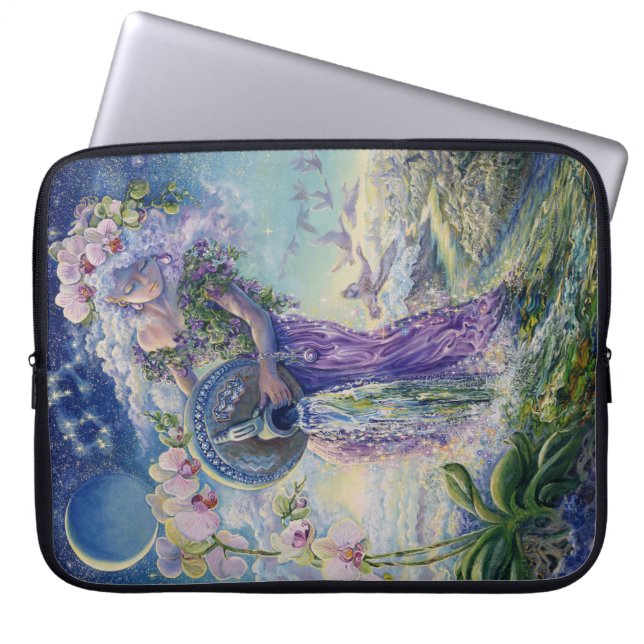 "Aquarius" Laptop Sleeve (Front)