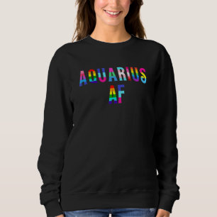 Aquarius Lgbt Flag Gay Pride Transgender Rainbow H Sweatshirt