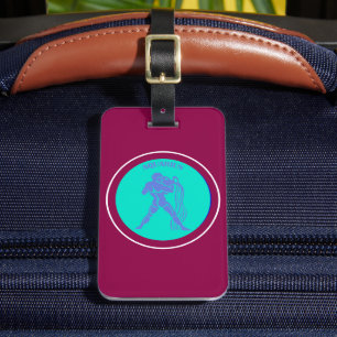 Aquarius Luggage Tag