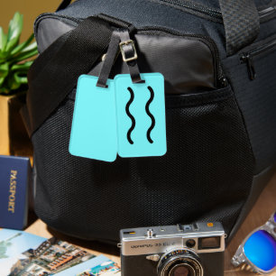 Aquarius  luggage tag