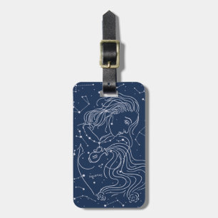 Aquarius Luggage Tag