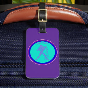 Aquarius Luggage Tag