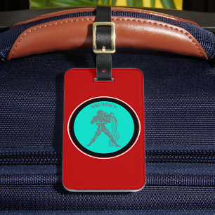 Aquarius Luggage Tag