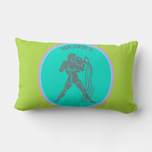 Aquarius Lumbar Pillow (Back)