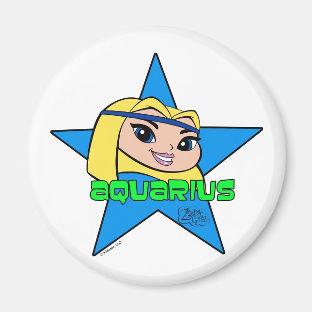 Aquarius Magnet (Front)