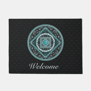 Aquarius Mandala Doormat