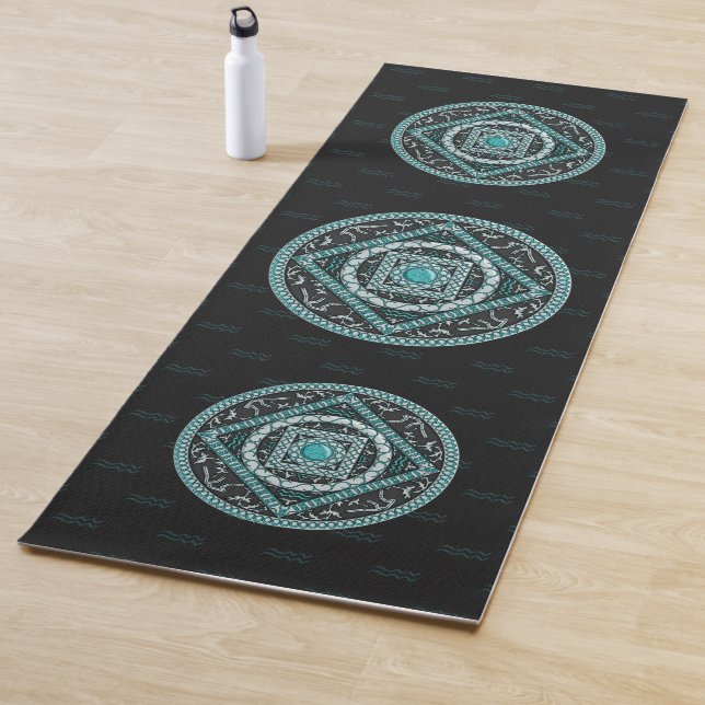 Aquarius Mandala Yoga Mat (In Situ)