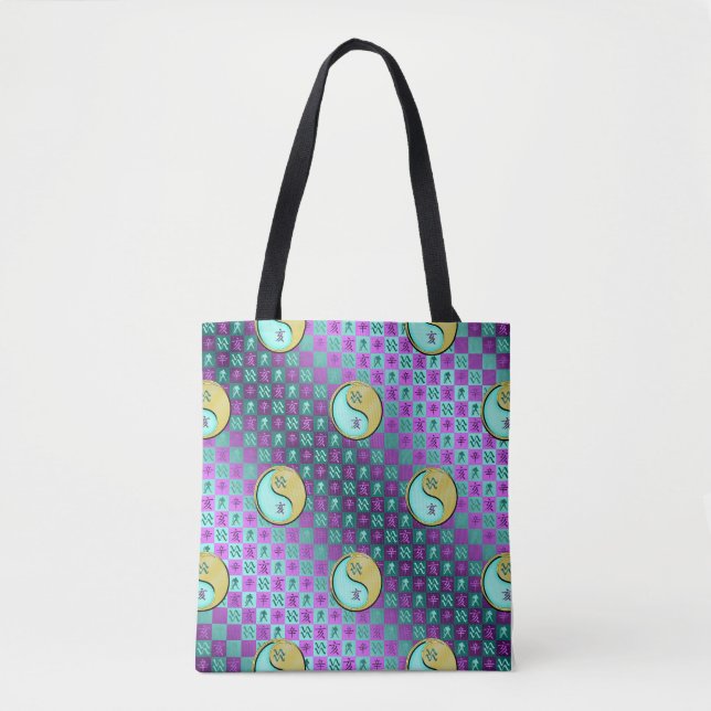 Aquarius & Metal Boar Tote Bag (Front)