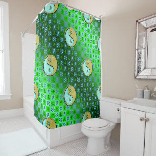 Aquarius & Metal Goat Shower Curtain
