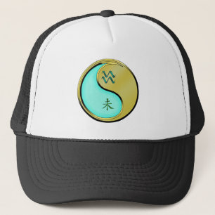 Aquarius & Metal Goat Trucker Hat