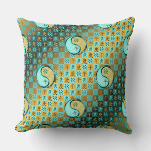 Aquarius & Metal Horse Cushion