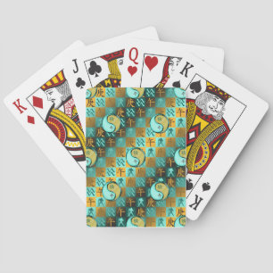 Aquarius & Metal Horse Playing Cards
