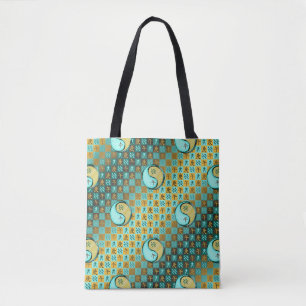 Aquarius & Metal Horse Tote Bag