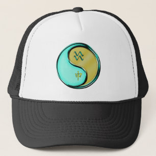 Aquarius & Metal Monkey Trucker Hat