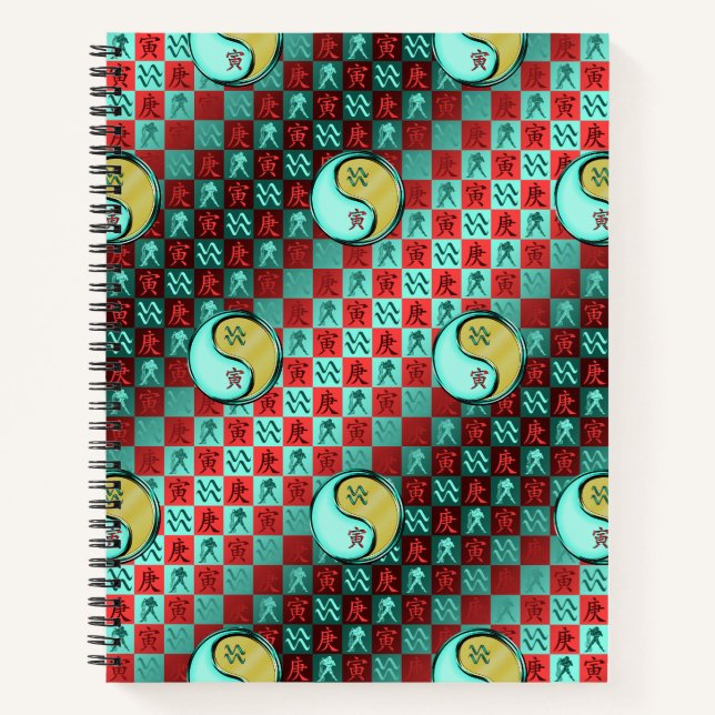 Aquarius & Metal Tiger Notebook (Front)
