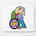 Aquarius Mousepad<br><div class="desc">Show all of your cosmic friends your love for Zodiac Girls,  purchase this Aquarius mousepad. Customise it to your style and colour of choice.</div>