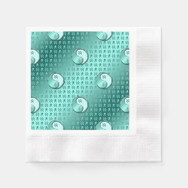Aquarius Napkin (Front)