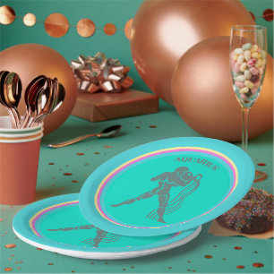 Aquarius Paper Plate