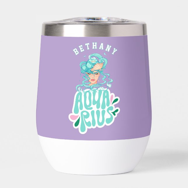 Aquarius Personalised Retro  (Front)