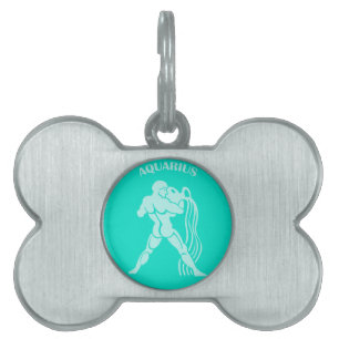 Aquarius Pet Id Tag