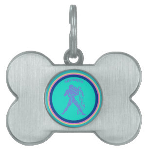 Aquarius Pet Id Tag