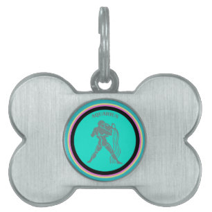 Aquarius Pet Id Tag