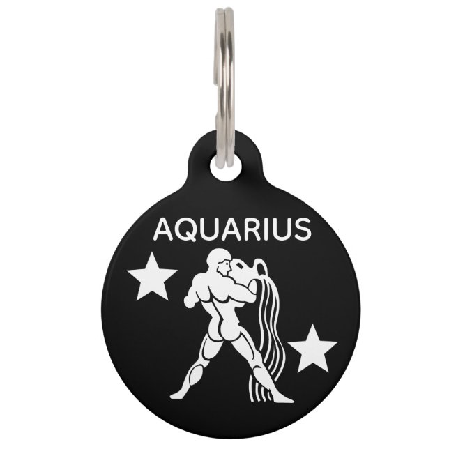 Aquarius Pet Tag (Front)