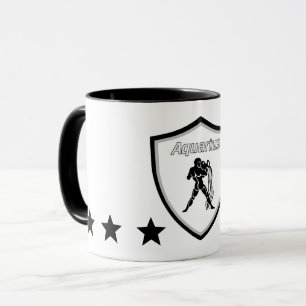 Aquarius sign mug