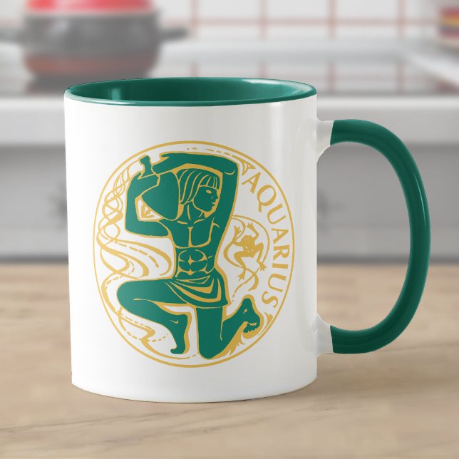 Aquarius Sign of the Zodiac Mug (Creator Uploaded)