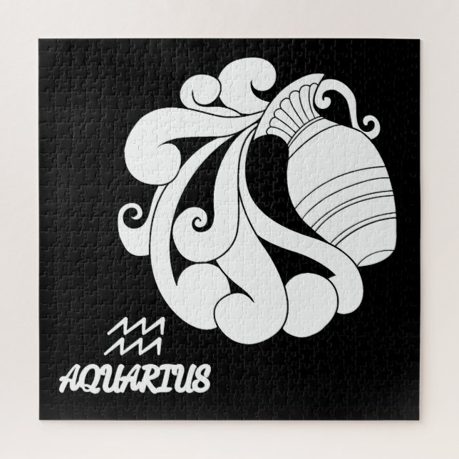 Aquarius Silhouette Jigsaw Puzzle (Vertical)