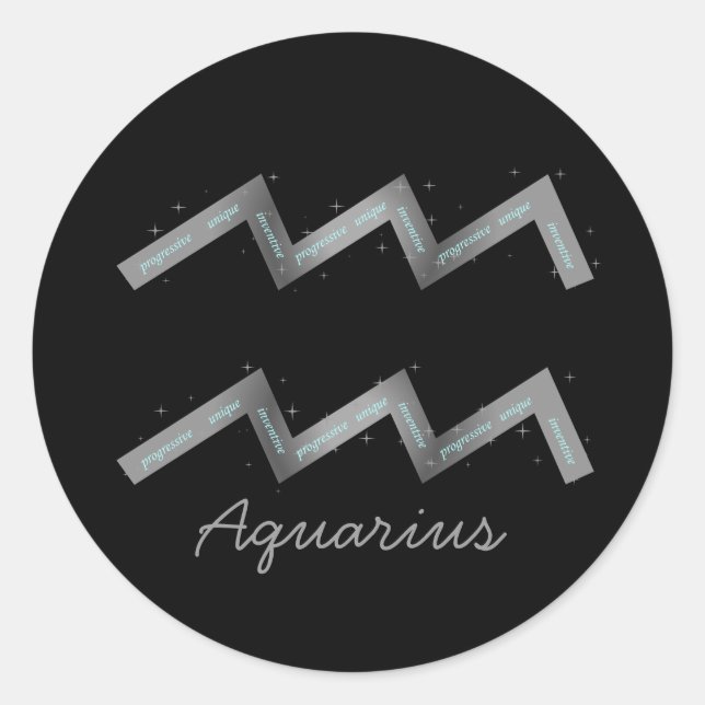 Aquarius Sticker (Front)