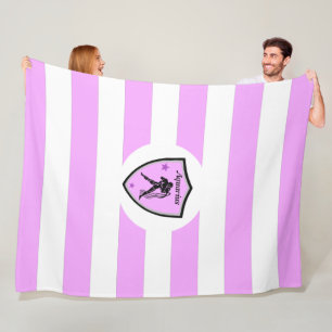Aquarius symbol fleece blanket