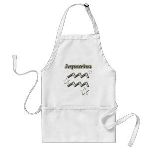 Aquarius symbol standard apron