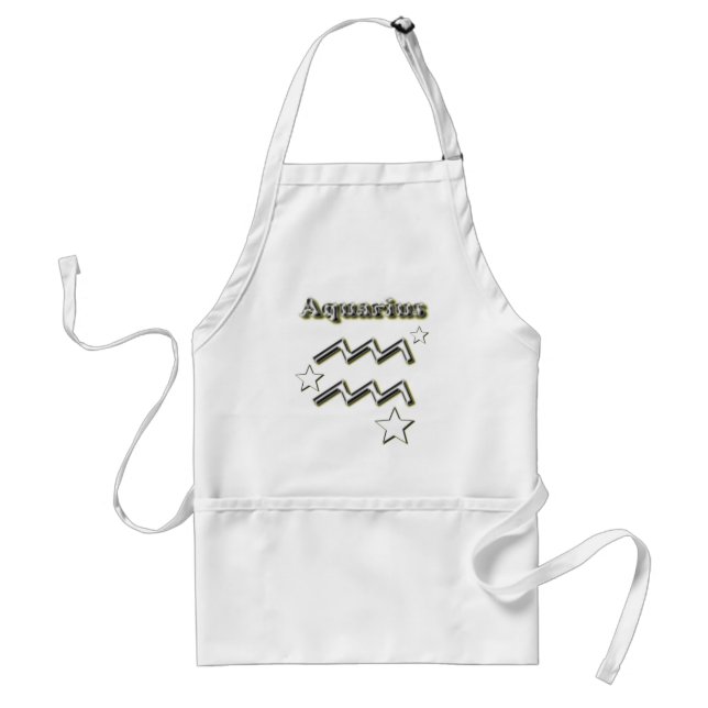 Aquarius symbol standard apron (Front)