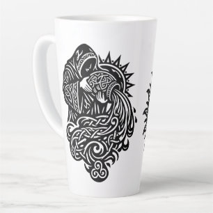 Aquarius — The Water Bearer by BurnsInHell Latte Mug