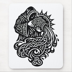 Aquarius — The Water Bearer by BurnsInHell Mouse Pad