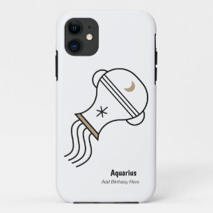 Aquarius the water bearer personalised Case-Mate iPhone case