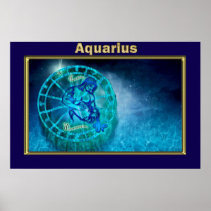 Aquarius the Water Bearer Poster