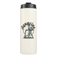 Aquarius the Water Bearer Vintage Zodiac