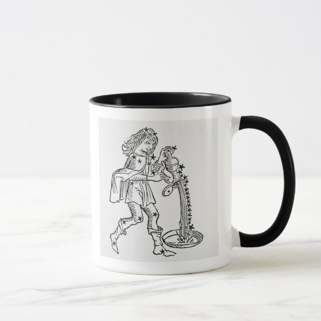 Aquarius (the Water Carrier) an illustration from Mug (Right)