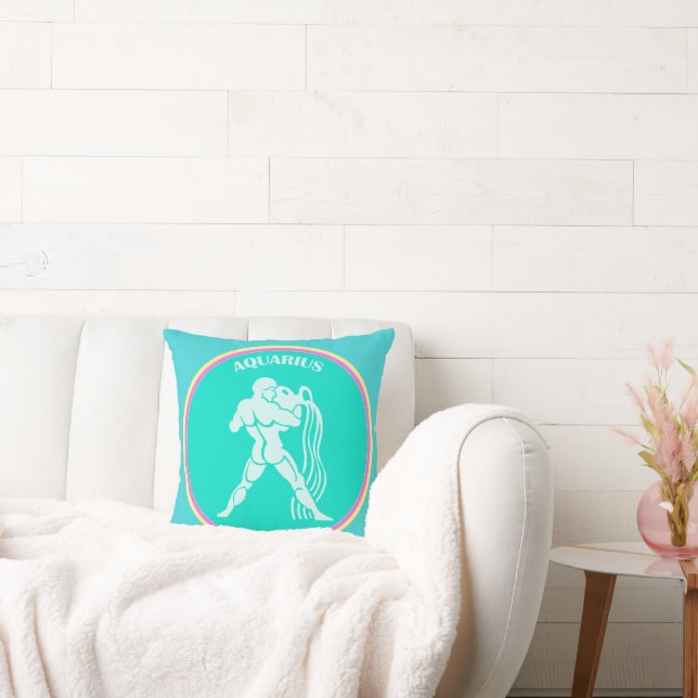 Aquarius Throw Pillow (Couch)