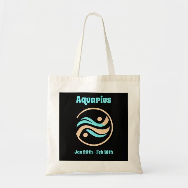 Aquarius  tote bag (Front)