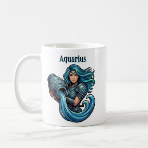 Aquarius Traits and Dates    Water Bearer Coffee Mug