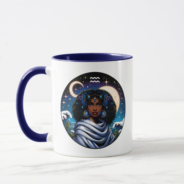 Aquarius Traits and Dates  | Water Bearer Mug (Left)