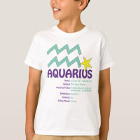 Aquarius Traits Kids T-Shirt